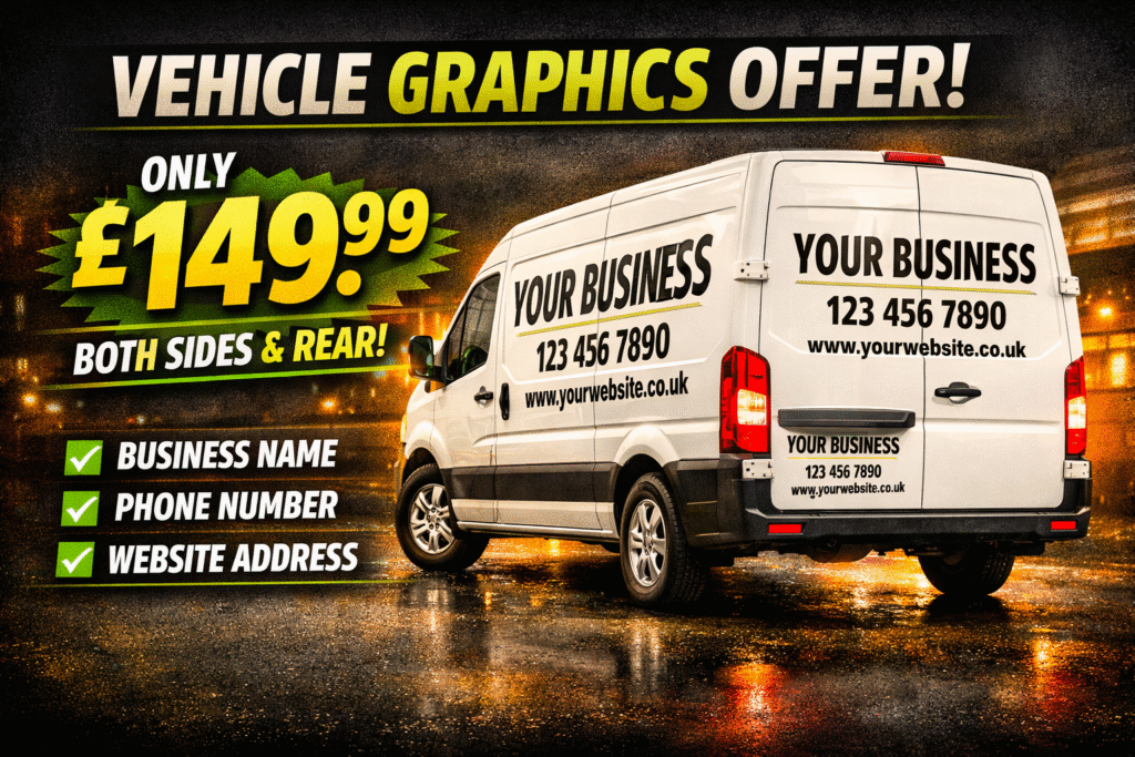 Vehicle Graphics for Only £149.99 — Text‑Only Design for Sides and Rear copilot 20260612 160917